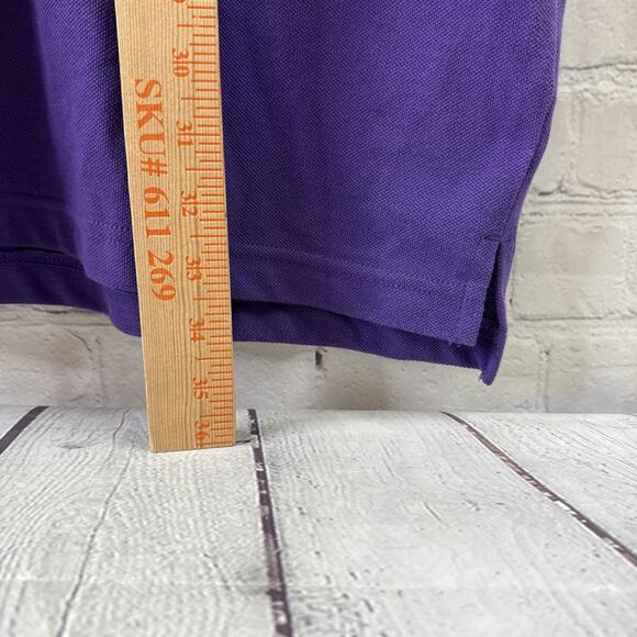Disney Parks Polo Shirt 2XL Purple Mickey Mouse Embroidered Logo Casual Mens - Picture 5 of 9